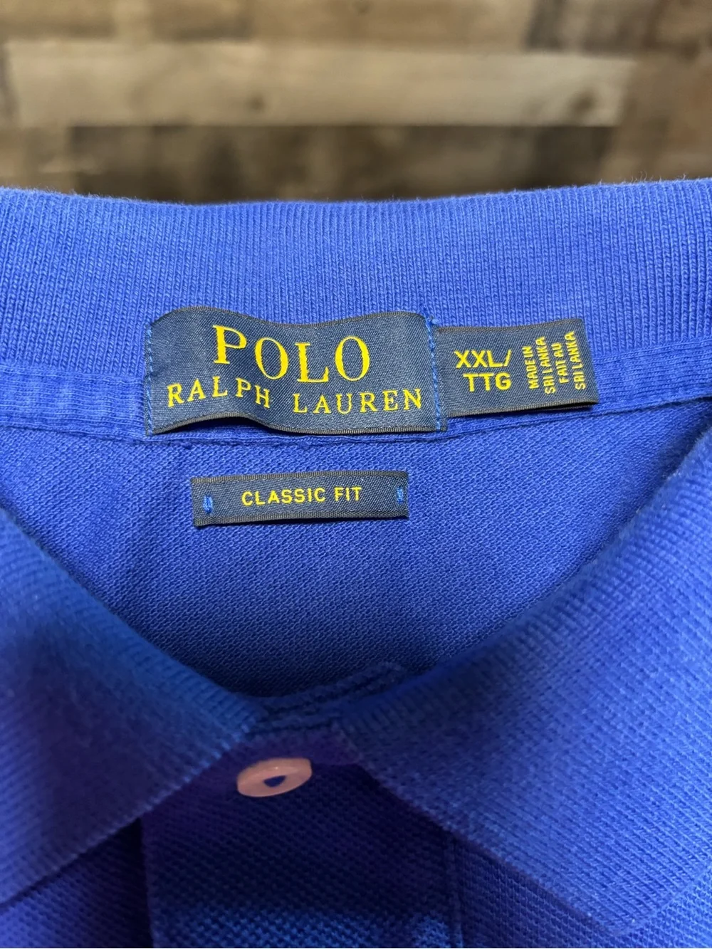 Polo by Ralph Lauren Men's Blue Short Sleeve Classic Fit Polo Shirt XXL